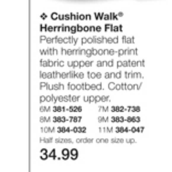 Avon Cushion Walk Herringbone Flats - Picture 5 of 6